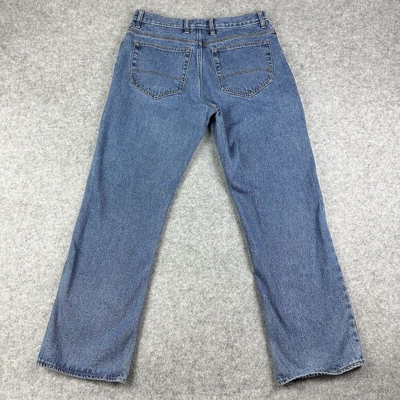 Vintage Big Mac Jeans Mens 33x30 Blue Medium Wash Straight Leg Work Wear Denim - Picture 5 of 15